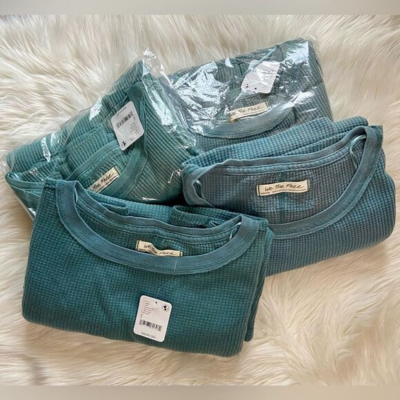 Free People Green Oversized Long Sleeve Sweatshirt - Picture 8 of 8